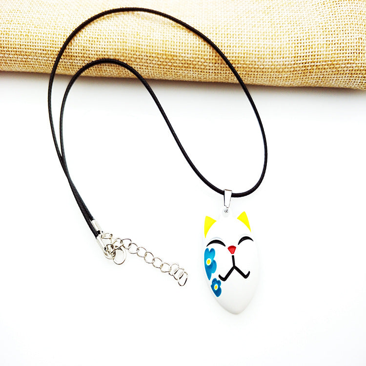 Wholesale Demon Slayer Peripherals: Makoto Kitsune Small Mask Keychain